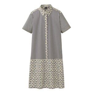 Suno for Uniqlo | Mixed Print Shift Dress
